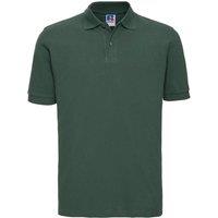 Russell Men's Classic Cotton Pique Polo Shirt in Bottle Green | Size: XL