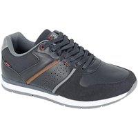 R21 Men's Contrast Detail Lace Up Trainers in Black | Size: 10