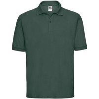 Russell Men's Polycotton Pique Polo Shirt in Bottle Green | Size: 2XL