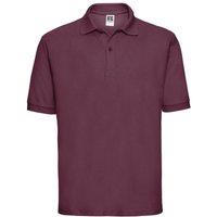 Russell Men's Polycotton Pique Polo Shirt in Burgundy | Size: XL