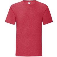 Fruit of the Loom Men's Iconic T-Shirt (Pack Of 5) in Dark Red | Size: Medium