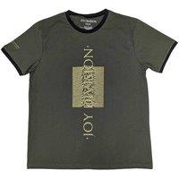 Joy Division Men's Blended Pulse Ringer Cotton T-Shirt in Green | Size: Small