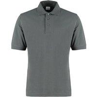 Kustom Kit Men's Klassic Cotton Superwash 60C Polo Shirt in Dark Grey | Size: XS