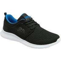 Lonsdale Men's 'Durham' Lace-Up Trainers in Black | Size: 9