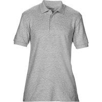 Gildan Men's Hammer Plain Double Piqu Polo Shirt in Grey | Size: 3XL