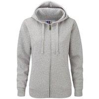 Russell Men's Authentic Full Zip Hooded Sweatshirt Hoodie in Grey | Size: 2XL