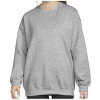Gildan Men's Softstyle Plain Midweight Crew Neck Sweatshirt in Grey | Size: 2XL
