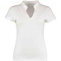 Kustom Kit Women's Corporate V Neck Top in White | Size: 20-22