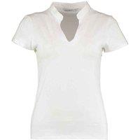 Kustom Kit Women's Corporate V Neck Top in White | Size: 8-10