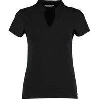 Kustom Kit Women's Corporate V Neck Top in Black | Size: 20-22