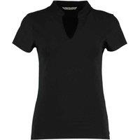 Kustom Kit Women's Corporate V Neck Top in Black | Size: 8-10