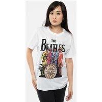 Beatles Women's Sgt Pepper Skinny Fit T-Shirt in White | Size: Medium