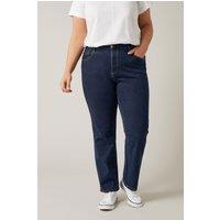 Evans Women's Straight Leg Jeans in Indigo | Size: 24S
