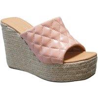 IVACHY Women's Summer Espadrille Sandals in Pink | Size: 5