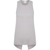 Tombo Women's Open Back Vest Top in Light Grey | Size: 8