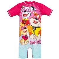 Paw Patrol Girl's Pawesome Surfsuit in Pink | Size: 18-24 m