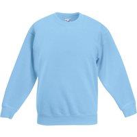 Fruit of the Loom Classic 80 20 Set-In Sweatshirt Pack of 2 in Blue | Size: 3-4 Years