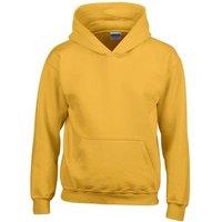 Gildan Heavy Blend Hooded Sweatshirt in Gold | Size: 3-4 Years