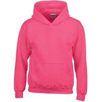 Gildan Heavy Blend Hooded Sweatshirt in Pink | Size: 9 Years