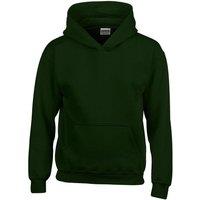 Gildan Heavy Blend Hooded Sweatshirt in Dark Green | Size: 3-4 Years