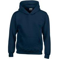 Gildan Heavy Blend Hooded Sweatshirt in Navy | Size: 12-13 Years