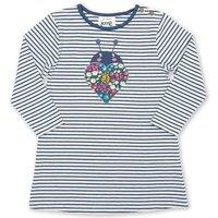 Kite Girl's Love Bug Dress in Navy | Size: 9-12 m