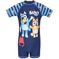 Bluey Boy's One Piece Surfsuit in Blue | Size: 3-4 Years