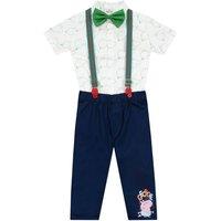 Peppa Pig Boy's George Pig Party Set in Blue | Size: 4-5 Years