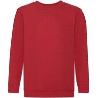 Fruit of the Loom Set In Sleeve Sweatshirt Pack of 2 in Red | Size: 3-4 Years