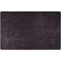 Berkfield Home Rug Washable 80x150 cm Anthracite Anti Slip in Black | Size: 100 cm diameter