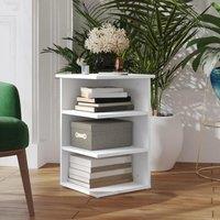 Berkfield Home Side Cabinet White 35x35x55 cm Engineered Wood | Size: 35 x 35 x 55 cm
