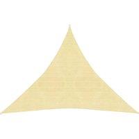 Sunshade Sail 160 g/m Beige 4.5x4.5x4.5 m HDPE