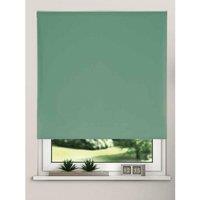 New Edge Blinds Thermal Blackout Roller Blinds 175cm Drop x Width 160cm Basil in Emerald | Size: 120 cm width x 175 cm drop
