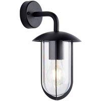 Netlighting Quinn Modern Outdoor Wall Light Textured Black IP44
