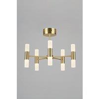 BHS Lighting Lois Chandelier in Metallic Gold