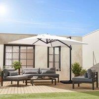 3x3m Square Cantilever Parasol With Cover Included