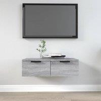 Wall Cabinet Grey Sonoma 68x30x20 cm Engineered Wood