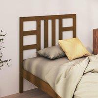 Bed Headboard Honey Brown 81x4x100 cm Solid Wood Pine