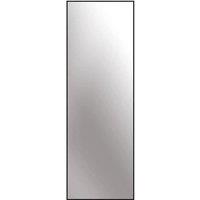 nielsen Alpha Aluminium Rectangular Wall Mirror Large 50x150cm in Jet Black | Size: 50x150 cm