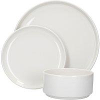 Mikasa Camberlie Porcelain 12-Piece White Dinner Set
