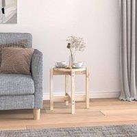 Berkfield Home Coffee Table 42.5x45 cm Solid Wood Pine in Brown