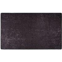 Berkfield Home Rug Washable 120x180 cm Anthracite Anti Slip in Black | Size: 100 cm diameter
