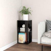 Berkfield Home Corner Cabinet Black 33x33x67 cm Engineered Wood | Size: 33 x 33 x 67 cm