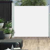 Berkfield Home Patio Retractable Side Awning 170x300 cm Cream in Beige