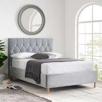 Birlea Loxley Bed in Grey | Size: Double
