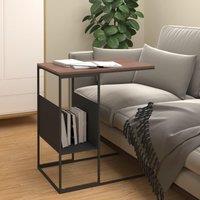 Side Table Black 55x36x59.5 cm Engineered Wood