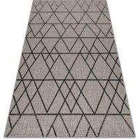 RugsX Floorlux Rug in Grey | Size: 200 cm x 290 cm