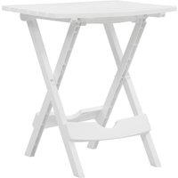 Folding Garden Table 45.5x38.5x50 cm White