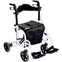 Aidapt Duo Rollator & Transit Chair White