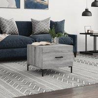 Berkfield Home Coffee Table Grey Sonoma 50x50x40 cm Engineered Wood | Size: 50 x 50 x 40 cm